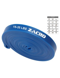 Bandas de Resistencia Zacro 15-35KG para Ejercicio y Dominadas