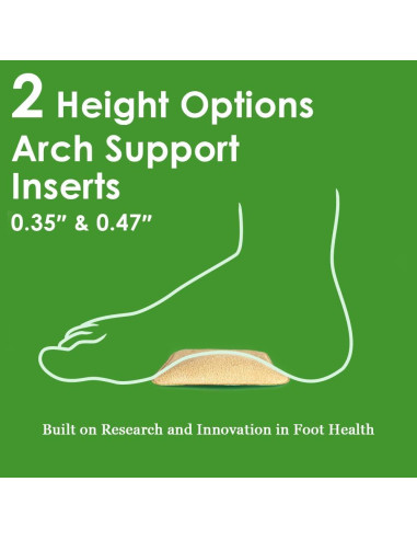 Inserts de Soporte Arqueado Beautulip para Pies Planos - Gel Beige