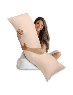 Almohada Corporal Utopia Beige 50.8x137.2 cm para Dormir