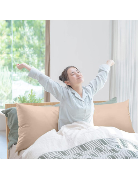 Almohada Corporal Utopia Beige 50.8x137.2 cm para Dormir