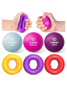 Entrenador de Fuerza de Agarre FitBeast Set 6 Piezas