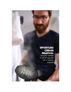 Plancha de Vapor MagicPro QH08BK 1500W 300ml Negra 2