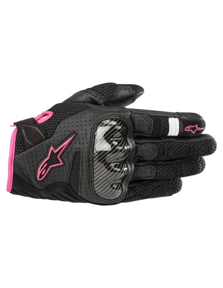 Guantes de Ciclismo para Mujer Alpinestars Damen Moto Negros