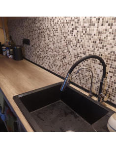 Guardia de Agua de Silicona cuysfead 99 cm Negro 2