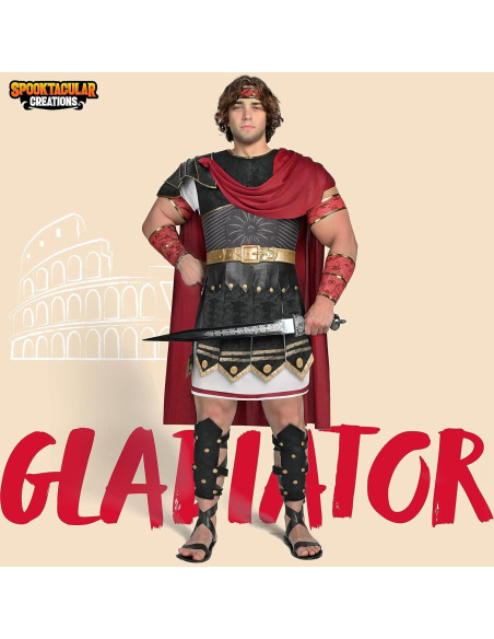 Disfraz Gladiador Romano Spooktacular Creations Mediano