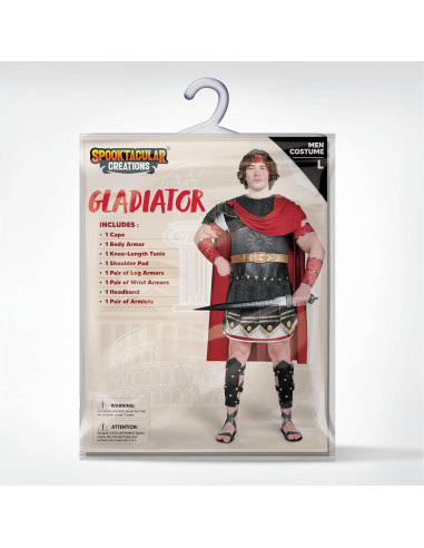 Disfraz Gladiador Romano Spooktacular Creations Mediano