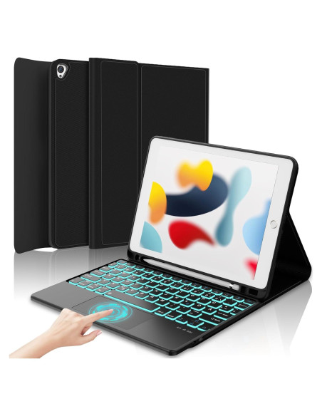 Funda Teclado Táctil D DINGRICH para iPad 10.2" y Pro 10.5"