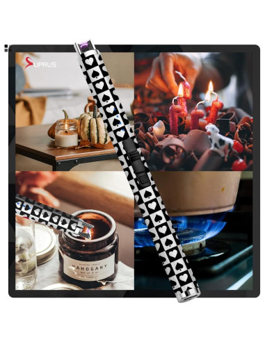 Encendedor Eléctrico SUPRUS Recargable USB Tipo C a Prueba de Viento