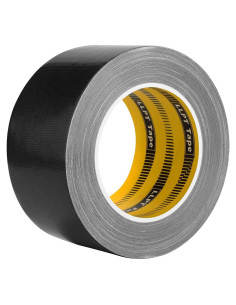Cinta Adhesiva Ducto LLPT 6 cm x 32.9 m Grado Premium Negra