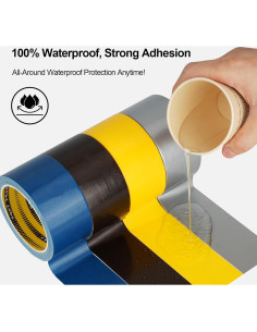 Cinta Adhesiva Ducto LLPT 6 cm x 32.9 m Grado Premium Negra 2