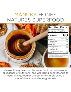 Miel de Manuka PURITI MGO 300+ UMF 10+ 250g Cruda Nueva Zelanda 2