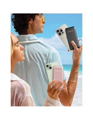 Paquete de 2 Cargadores Portátiles Metecsmart 10000mAh USB-C