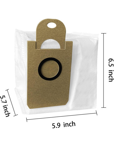 Bolsas de Polvo ZXHUANGOH para iHome AutoVac Nova Pro - 6 Paquetes