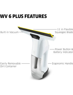 Limpiaparabrisas Eléctrico Krcher WV 6 Blanco 28cm - Multi-Superficie 2