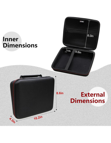 Funda Rosa LTGEM para Etiquetadora Brother P-Touch PT-D610BT