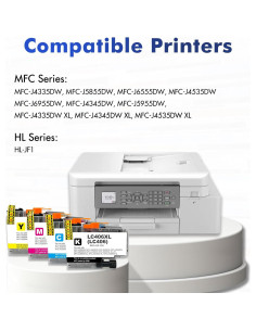 Cartuchos de tinta Brother LC406XL - Paquete de 4 alto rendimiento 2