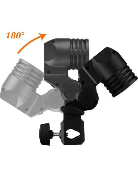 Soporte de Bombilla EMART E26/E27 Ajustable 180 - 2 Piezas