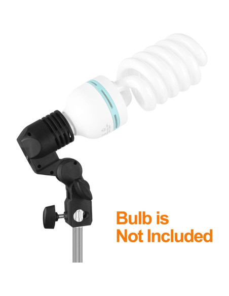 Soporte de Bombilla EMART E26/E27 Ajustable 180 - 2 Piezas