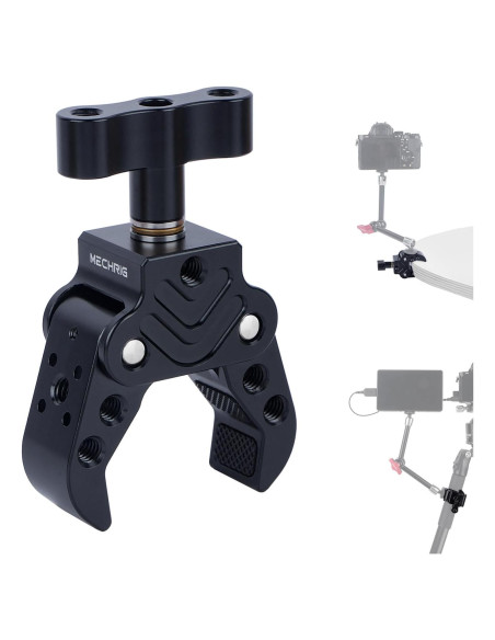 Abrazadera de Aluminio Mechrig 15-50mm para Cámara DSLR