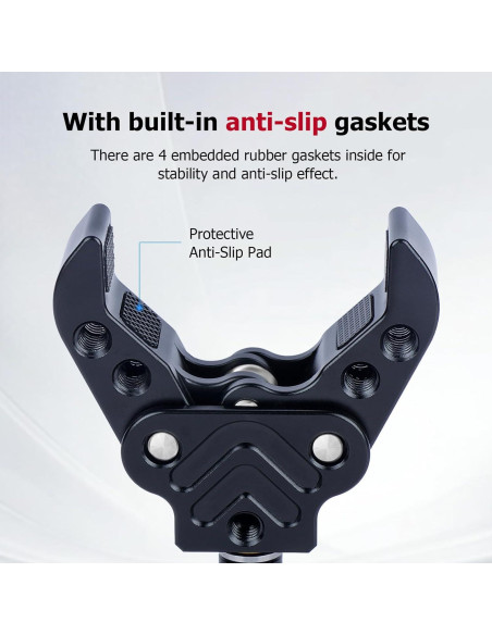 Abrazadera de Aluminio Mechrig 15-50mm para Cámara DSLR