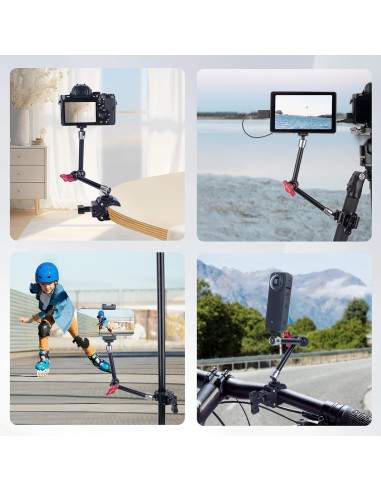 Abrazadera de Aluminio Mechrig 15-50mm para Cámara DSLR