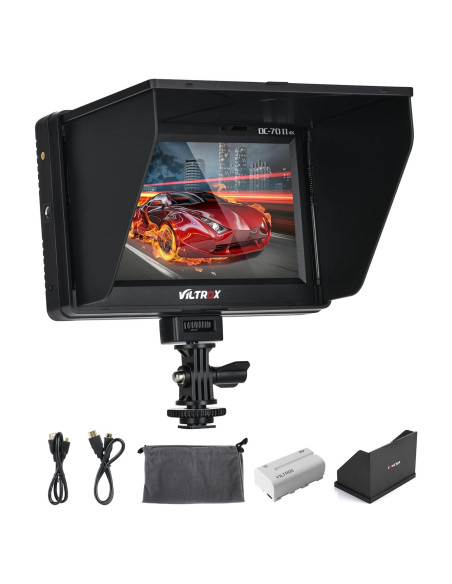 Monitor de Campo VILTROX DC-70 II 7" 4K HDMI con Batería