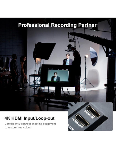 Monitor de Campo VILTROX DC-70 II 7" 4K HDMI con Batería