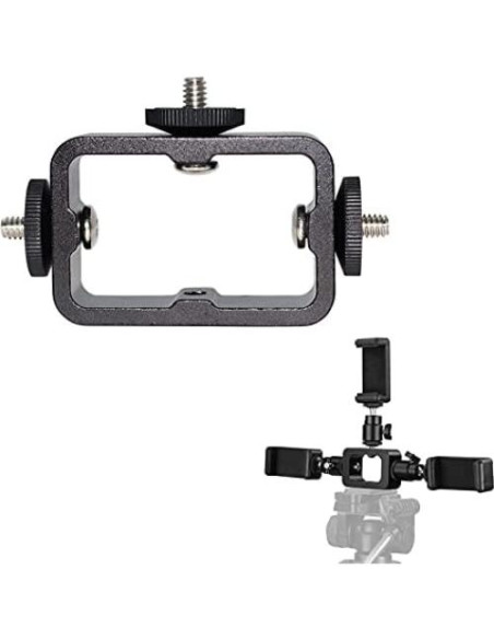 Soporte Triple de Zapata Fría Walway para Monitores y Micrófonos