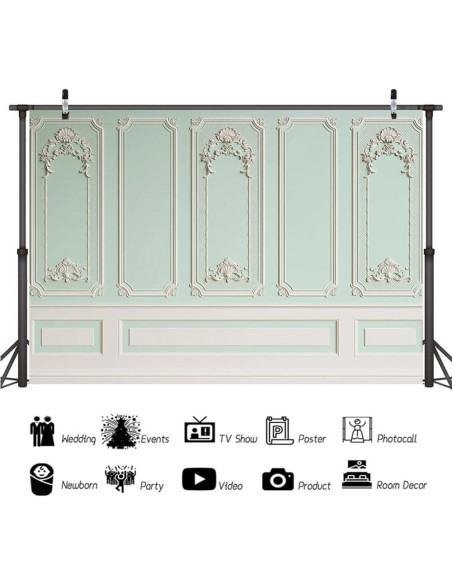 Fondo Fotográfico Vintage 300x180cm Vinilo Zling