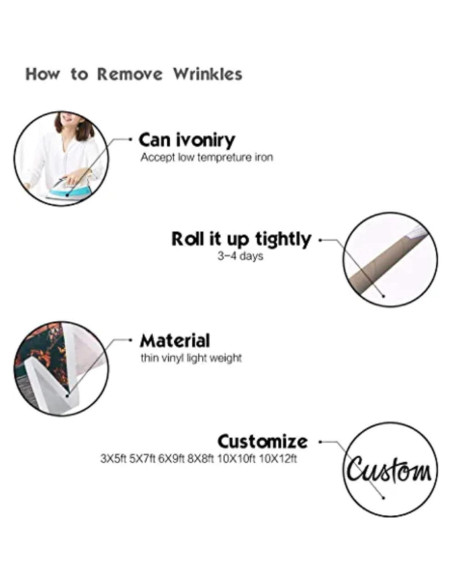 Fondo de Vinilo Playa Hawaiana 240x180cm GUANJIONG