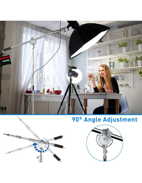 Soporte C con Brazo Giratorio Lapgood 330cm Alta Resistencia