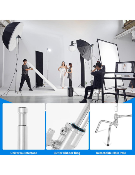 Soporte C con Brazo Giratorio Lapgood 330cm Alta Resistencia