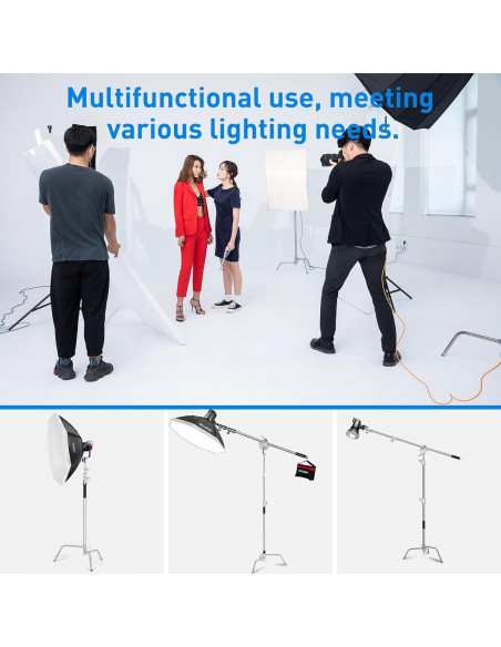 Soporte C con Brazo Giratorio Lapgood 330cm Alta Resistencia