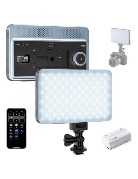 Luz de Video LED Bi-Color Viltrox 18W 2800K-6800K CRI 95+