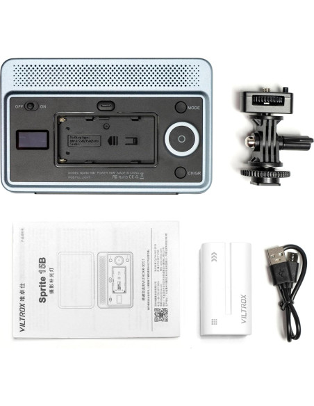 Luz de Video LED Bi-Color Viltrox 18W 2800K-6800K CRI 95+