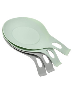 Soporte de Cuchara de Silicona uxcell 19.5x9.5cm Resistente al Calor