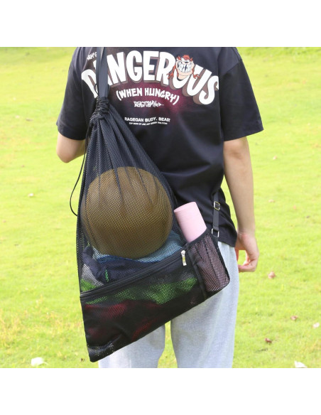 Bolsa de Playa de Malla Grande NATURAL STYLE 66x46 cm