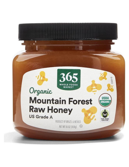 Miel Cruda Orgánica 365 Whole Foods 453.6g Sostenible
