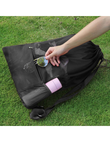 Bolsa de Playa de Malla Grande NATURAL STYLE 66x46 cm