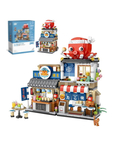 Conjunto de Bloques de Construcción Takoyaki LUOGFYNI 722 Piezas