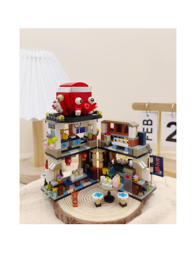 Conjunto de Bloques de Construcción Takoyaki LUOGFYNI 722 Piezas