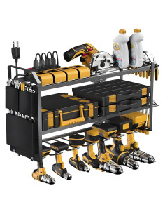 Organizador de Herramientas Eléctricas Rhncof con Carga 3 Estantes
