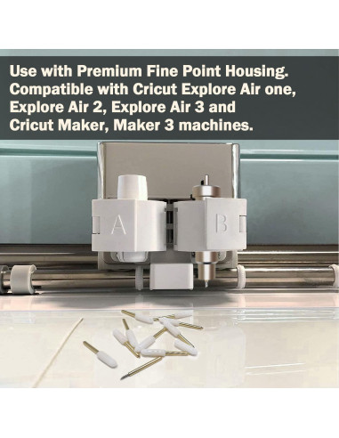 Cuchillas de Punta Fina Premium Niantime 20 Pcs para Maker y Explore