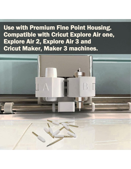 Cuchillas de Punta Fina Premium Niantime 20 Pcs para Maker y Explore