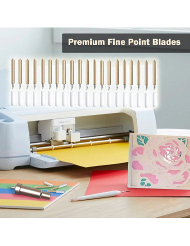 Cuchillas de Punta Fina Premium Niantime 20 Pcs para Maker y Explore
