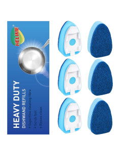 Recargas de esponjas Dishwand HELIME 6Pack alta resistencia