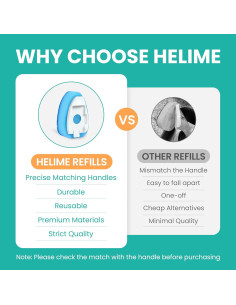 Recargas de esponjas Dishwand HELIME 6Pack alta resistencia 2