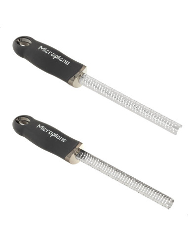 Rallador de Especias Microplane Classic Negro - Acero Inoxidable