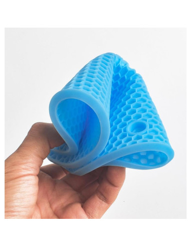 Tapetes de Silicona Antideslizantes homEdge - 6 Paquetes 18 cm