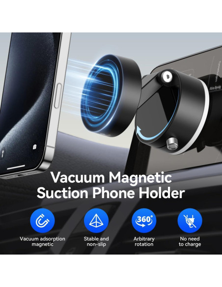 Soporte para Teléfono con Succión Magnética Sanqi XO-C170 Negro